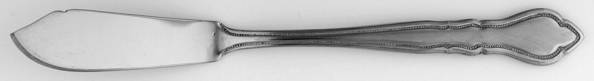 BAG17 (STAINLESS) Flat Handle Master Butter Knife by Barclay Geneve-1