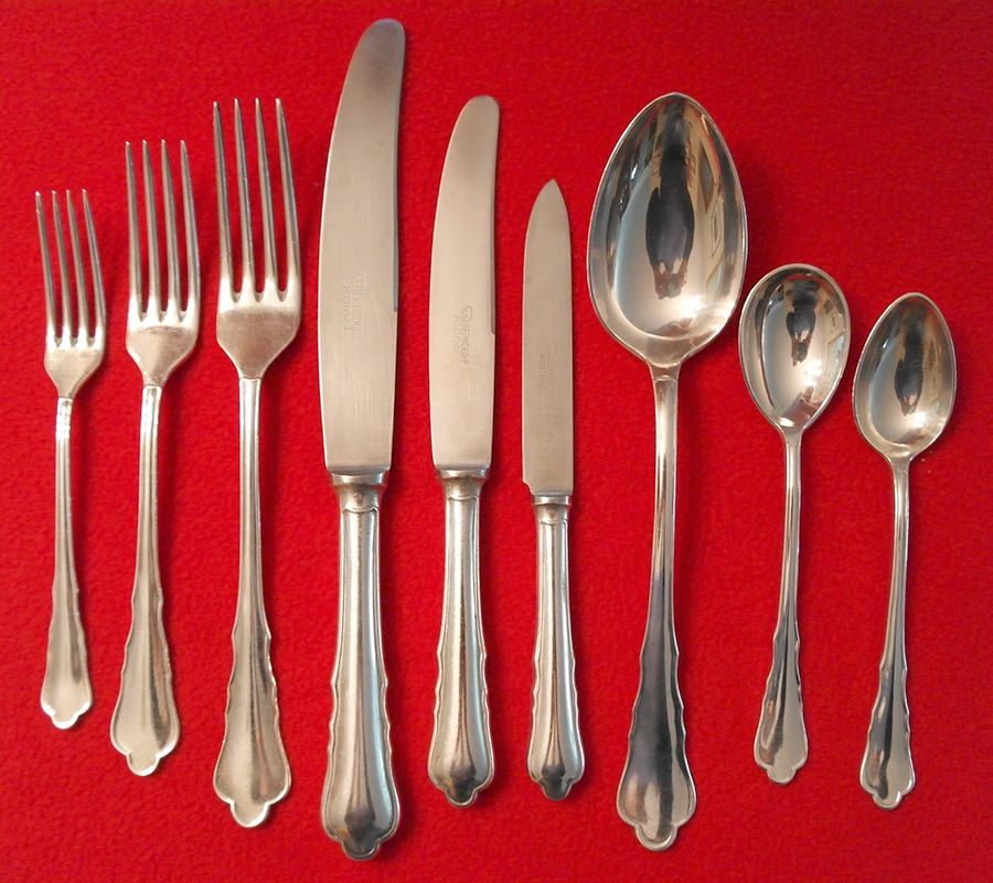 Menuett (Silverplate) Fork by Berndorf-1