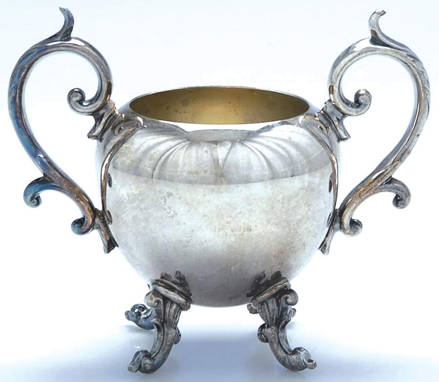 BIM1 (Silverplate, Hollowware) Sugar Bowl No Lid by Birmingham Silver Co-1