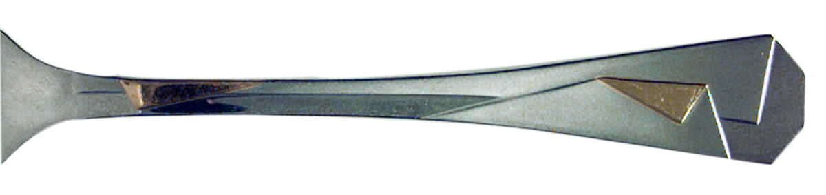 Kimono (Gold Accent, Stainless) Fork by Barenthal-1