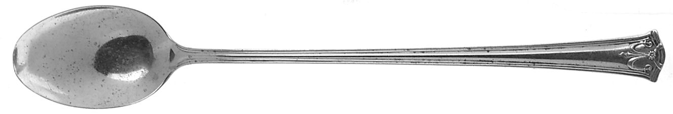 BMS29 (STERLING) Iced Tea Spoon by Baker Manchester-1