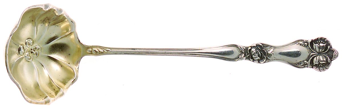 BMS30 (STERLING) Solid Piece Cream Ladle by Baker Manchester-1
