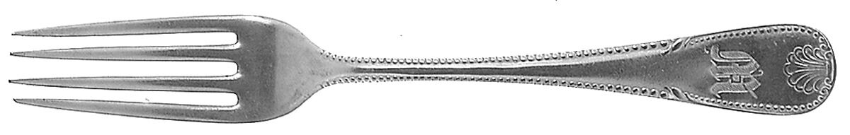 BZS2 (SILVERPLATE) Monogram Individual Salad Fork by Brazil Silver-1