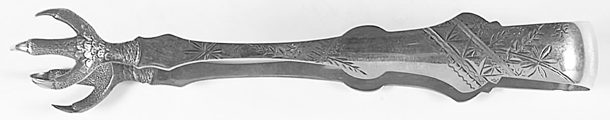 BBB5 (STERLING) Small Ice Serving Tongs by Bailey, Banks & Biddle-1