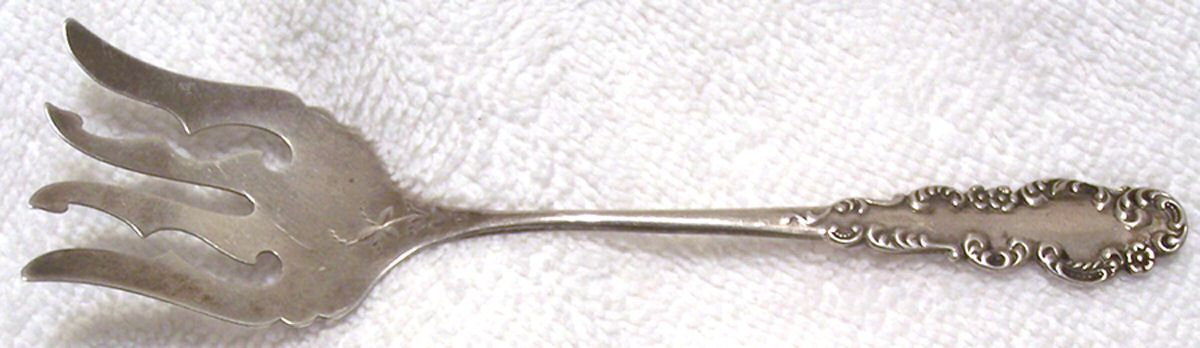 BLS7 (STERLING) Small Chipped Beef Fork by R. Blackinton & Co-1