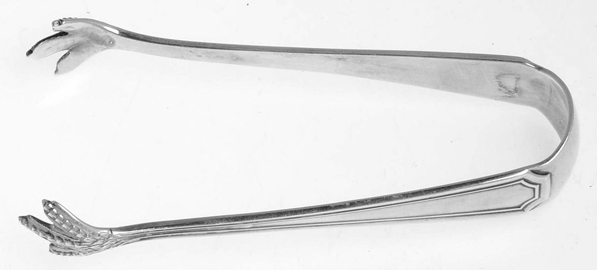 Chatsworth (Silverplate) Sugar Tongs by Birks Silver-1