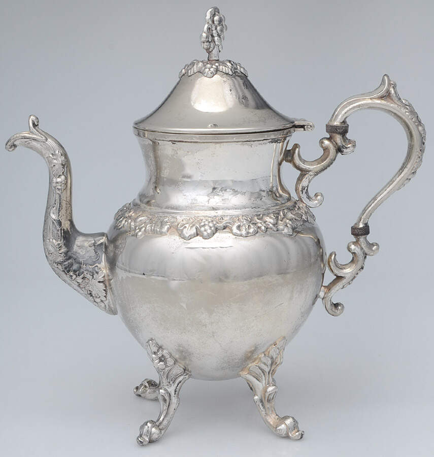 BIM6 (Silverplate, Hollowware) Teapot by Birmingham Silver Co-1