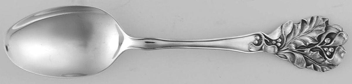BMS31 (STERLING) Five O'Clock Teaspoon by Baker Manchester-1