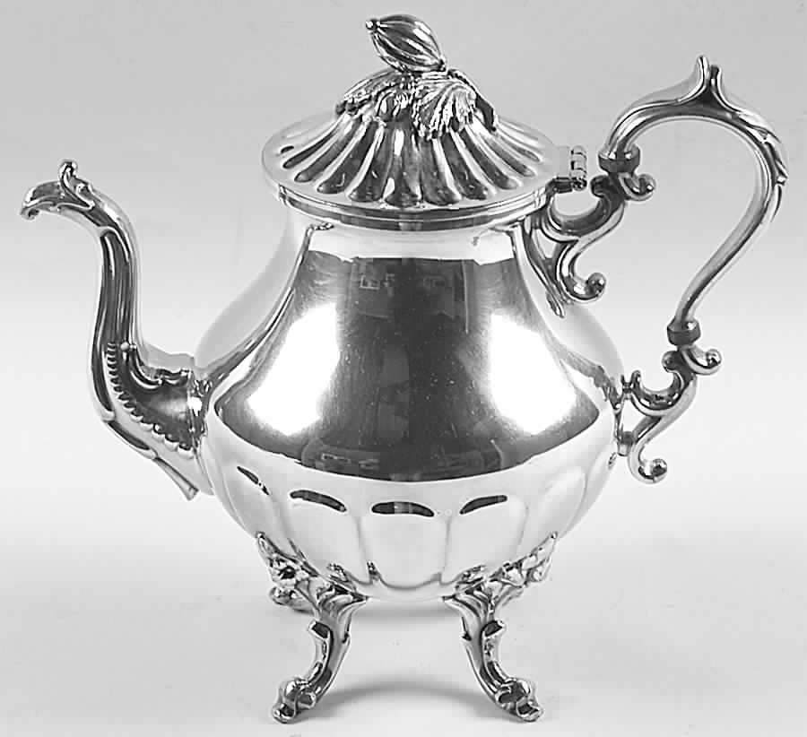 BIM7 (Silverplate, Hollowware) Teapot by Birmingham Silver Co-1