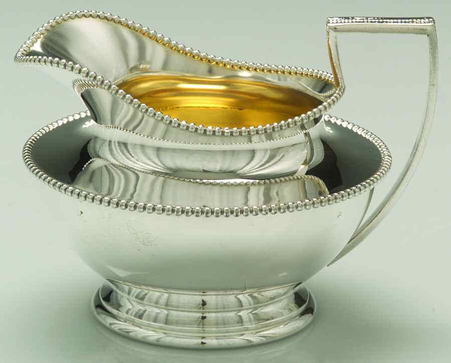 4005 (Silverplate, Hollowware) Creamer by Barbour Silver (USA)-1