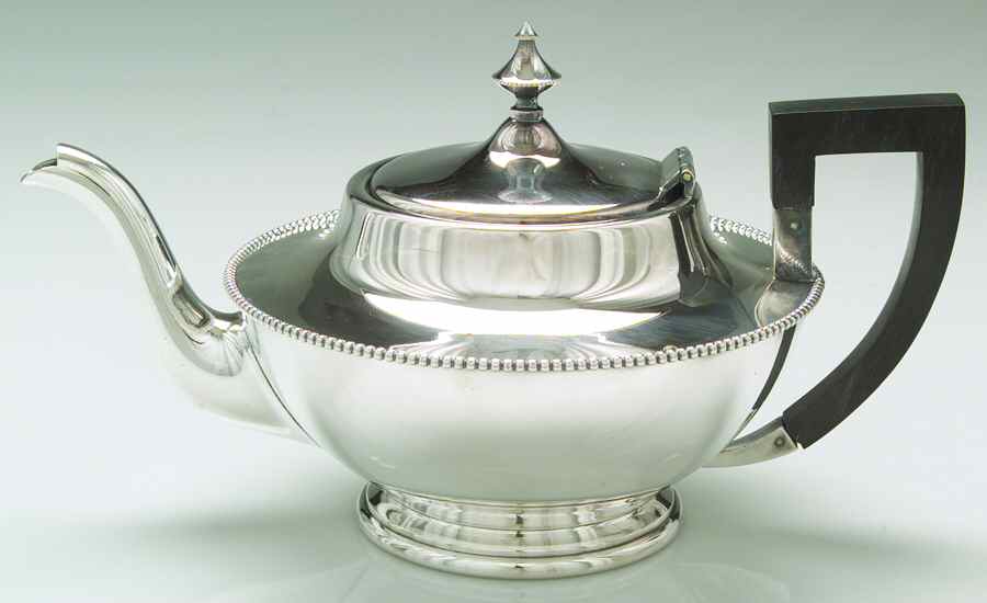 4005 (Silverplate, Hollowware) Teapot by Barbour Silver (USA)-1