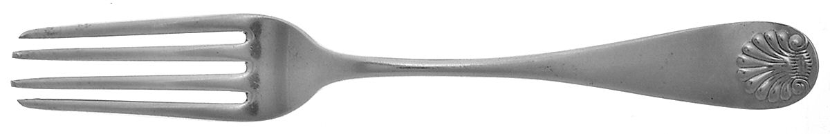 BIK5 (STERLING) Monogram Fork by Bigelow, Kennard & Co.-1