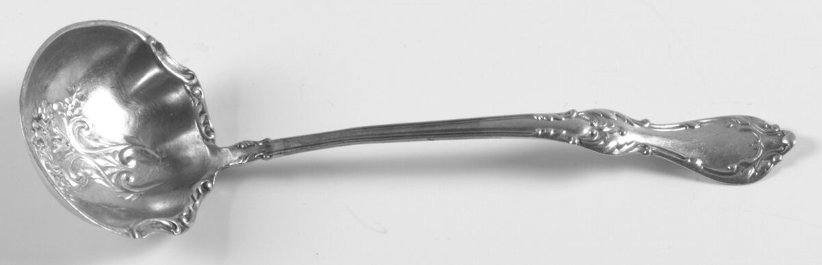 BMS32 (STERLING) Solid Piece Cream Ladle by Baker Manchester-1