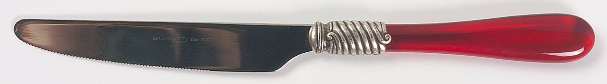 Crystal-Red (Stainless, Acrylic) New French Hollow Knife by Bugatti-1