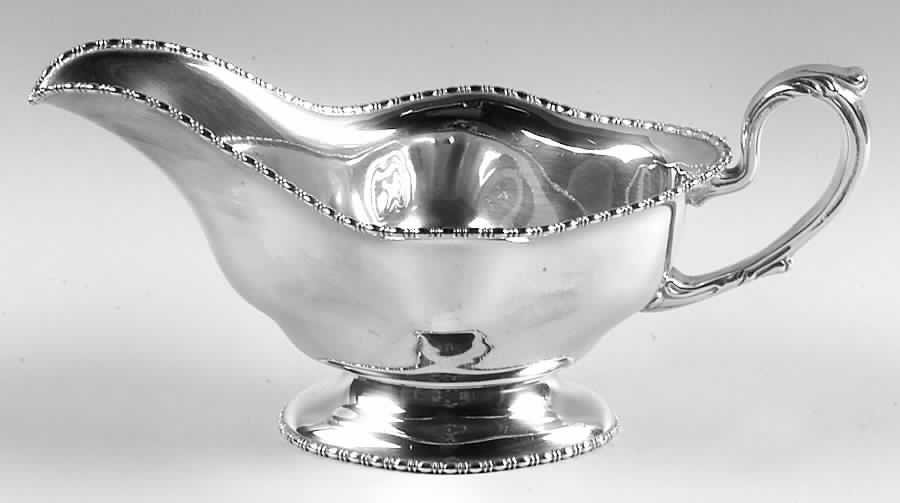 1352 (Sterling, Hollowware) Sterling Gravy Boat No Underplate by Bixby-1