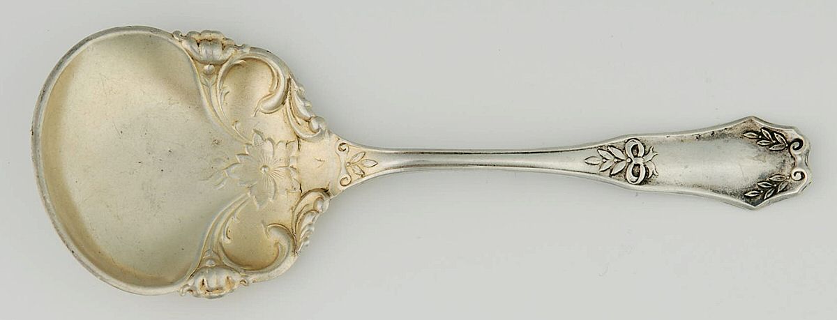 BMS34 (Sterling) Solid Bon Bon Spoon by Baker Manchester-1