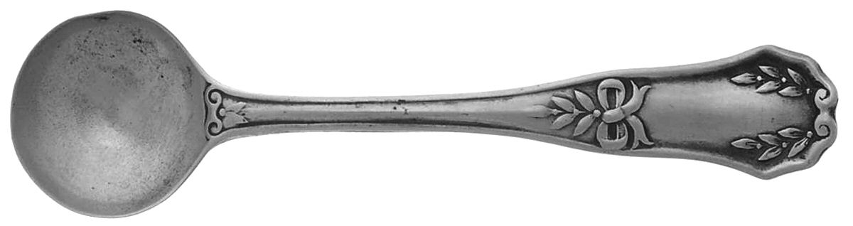 BMS34 (Sterling) Master Salt Spoon by Baker Manchester-1