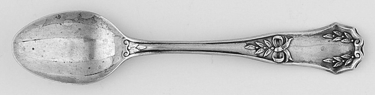 BMS34 (Sterling) Demitasse Spoon by Baker Manchester-1