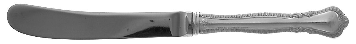BIR15 (Sterling) Butter Spreader Hollow Hdl-Paddle/Stainless Blade by Birks Silver-1