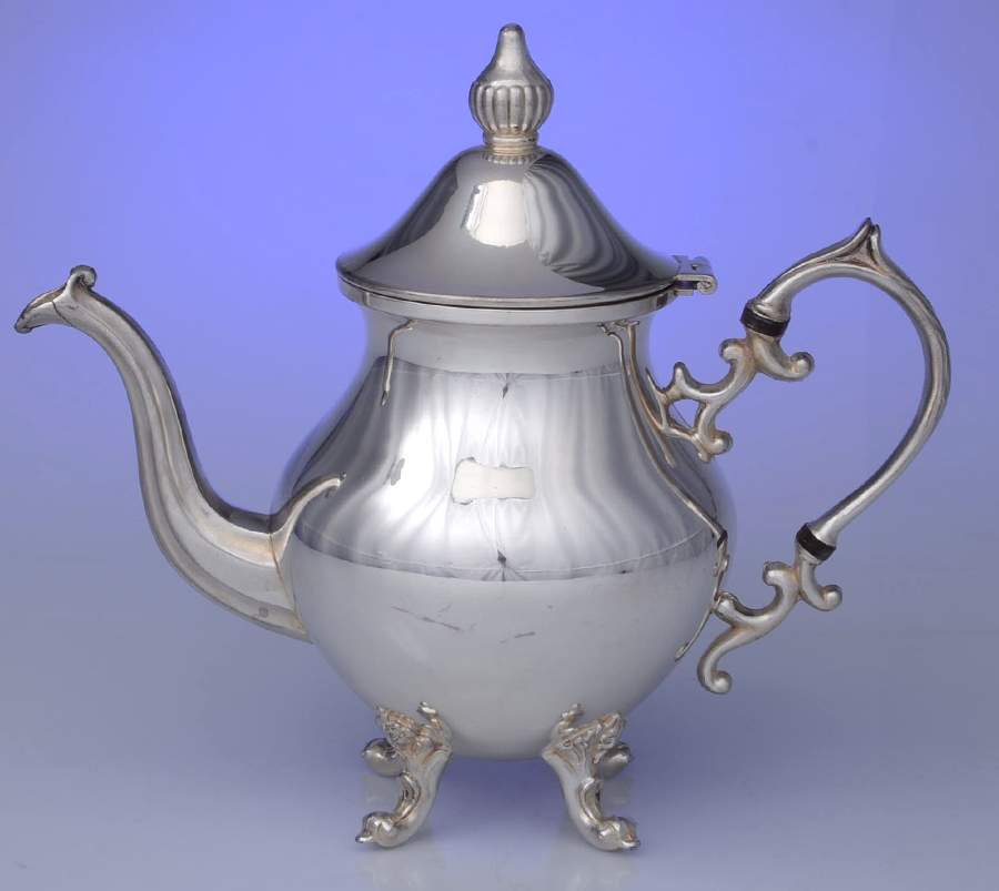 BIM9 (Silverplate, Hollowware) Teapot by Birmingham Silver Co-1