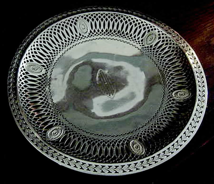 8180 (Sterling, Hollowware) Sterling Sandwich Plate by Black Starr & Frost-1