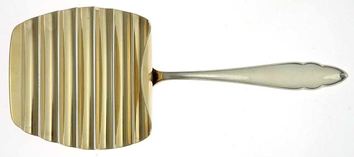 BMN14 (Silverplate) Solid Asparagus Server by Bruckmann & Sohne-1
