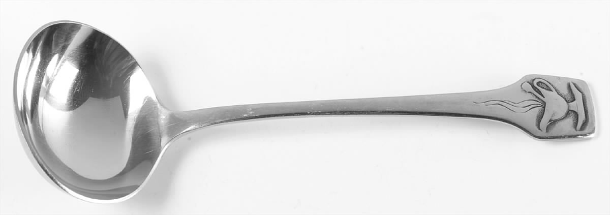 BSF14 (Stainless) Solid Gravy Ladle by Bremer Silberschmied-1