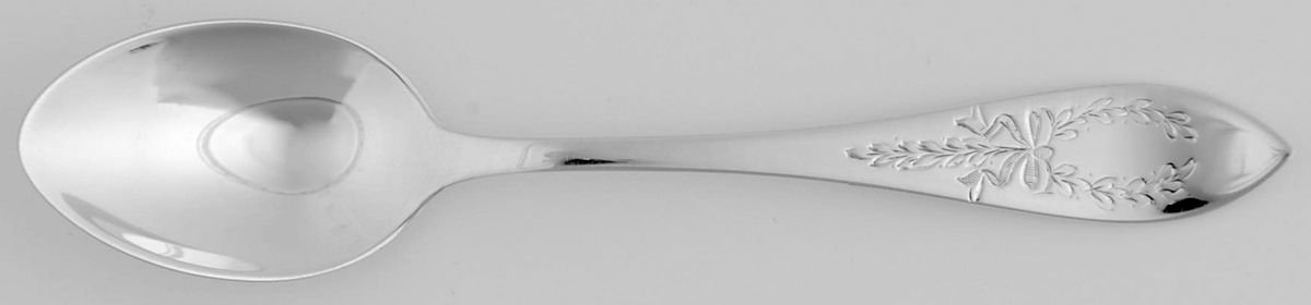 Tudor Wreath (Sterling) Demitasse Spoon by Birks Silver-1
