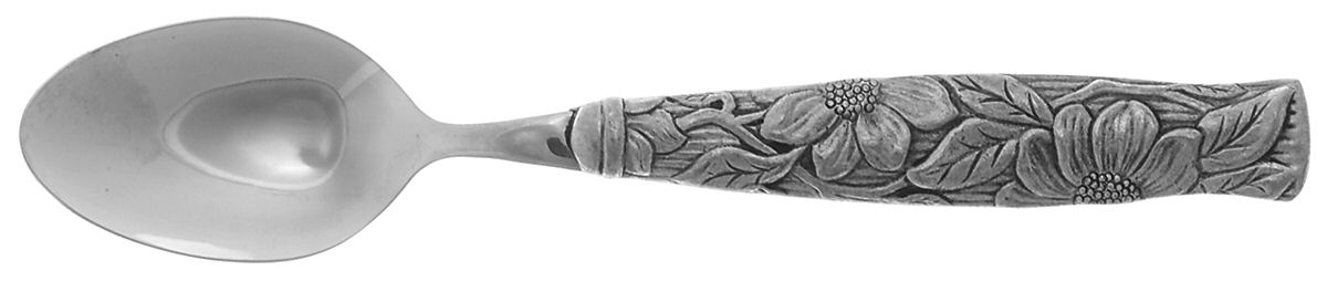 Sunflower (Pewter) Place/Oval Soup Spoon by Bugatti-1