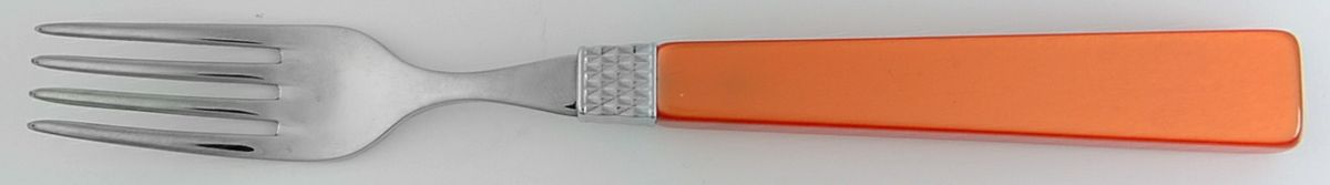 Diamante-Tangerine (Stainless, Acrylic) Individual Salad Fork by Bugatti-1