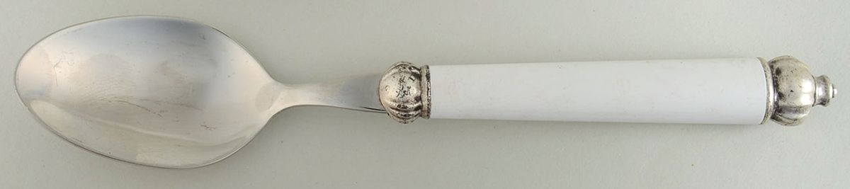 Medieval-White (Stainless) Place/Oval Soup Spoon by Bugatti-1