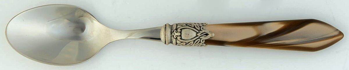 Oxford-Taupe (Stainless, Acrylic) Teaspoon by Bugatti-1