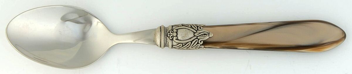 Oxford-Taupe (Stainless, Acrylic) Place/Oval Soup Spoon by Bugatti-1