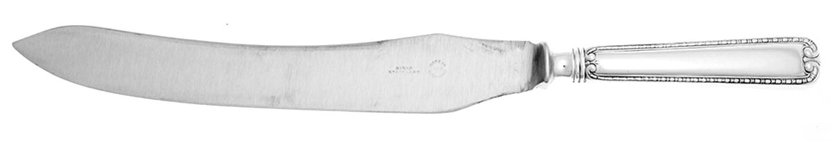 BIR16 (Sterling) Large Stainless Blade Roast Carving Knife by Birks Silver-1
