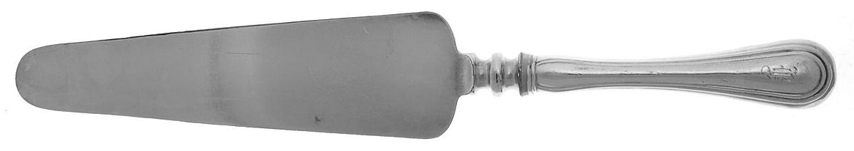 BIR17 (Sterling) Cake Knife with Silverplate Blade by Birks Silver-1