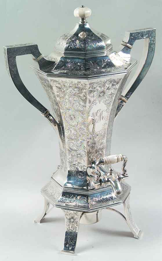 1285 (Sterling, Hollowware) Coffee Urn by Bixby-1