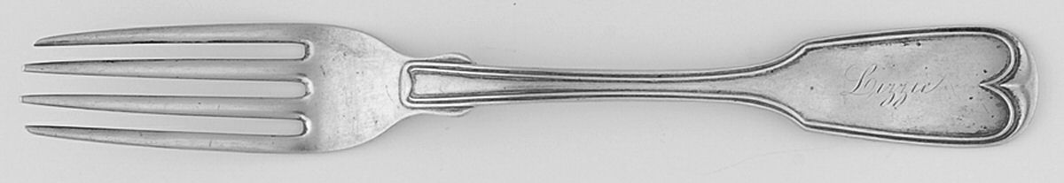 Coin Silver Flatware Fork by Bailey & Co-1