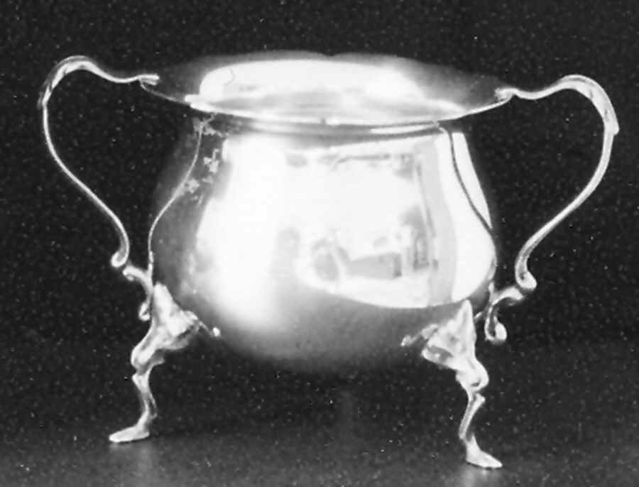 305 (Sterling, Hollowware) Mini Open Sugar Bowl by Luther Boardman & Son-1