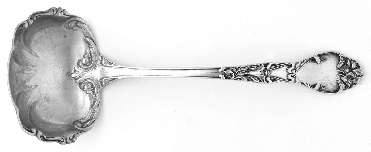 Azalia (Sterling) Solid Gravy Ladle by R. Blackinton & Co-1