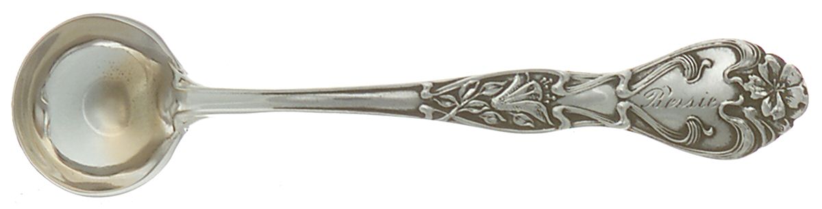 Azalia (Sterling) Master Salt Spoon by R. Blackinton & Co-1
