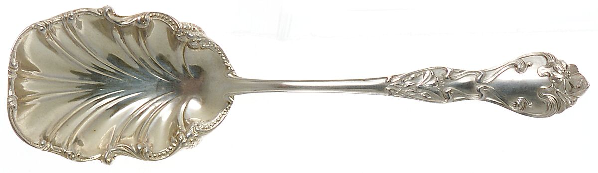 Azalia (Sterling) Sugar Shell Spoon by R. Blackinton & Co-1