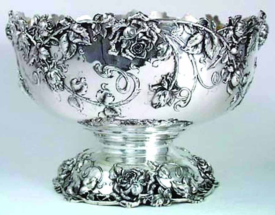 4627 (Sterling, Hollowware) Punch Bowl by Bailey, Banks & Biddle-1