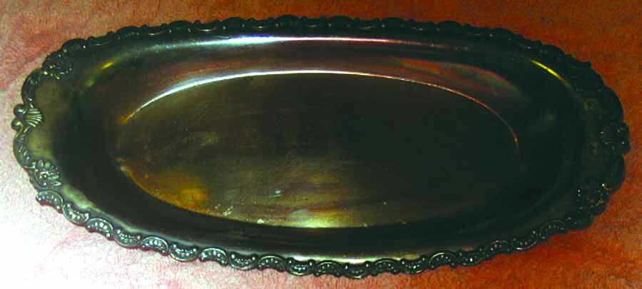 BCX2 (Silverplate, Hollowware) Silverplate Bread Tray by Barbour Silver (USA)-1