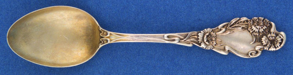 BMS37 (Sterling) Five O'Clock Teaspoon by Baker Manchester-1
