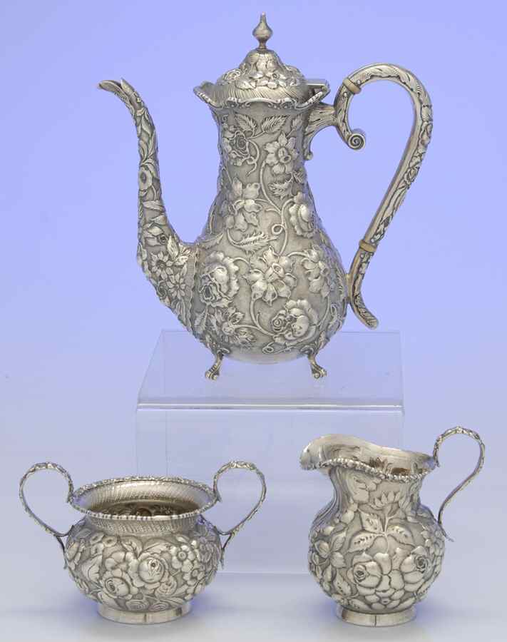 Sterling Hollowware 3 Piece Mini Tea Set by Baltimore-1