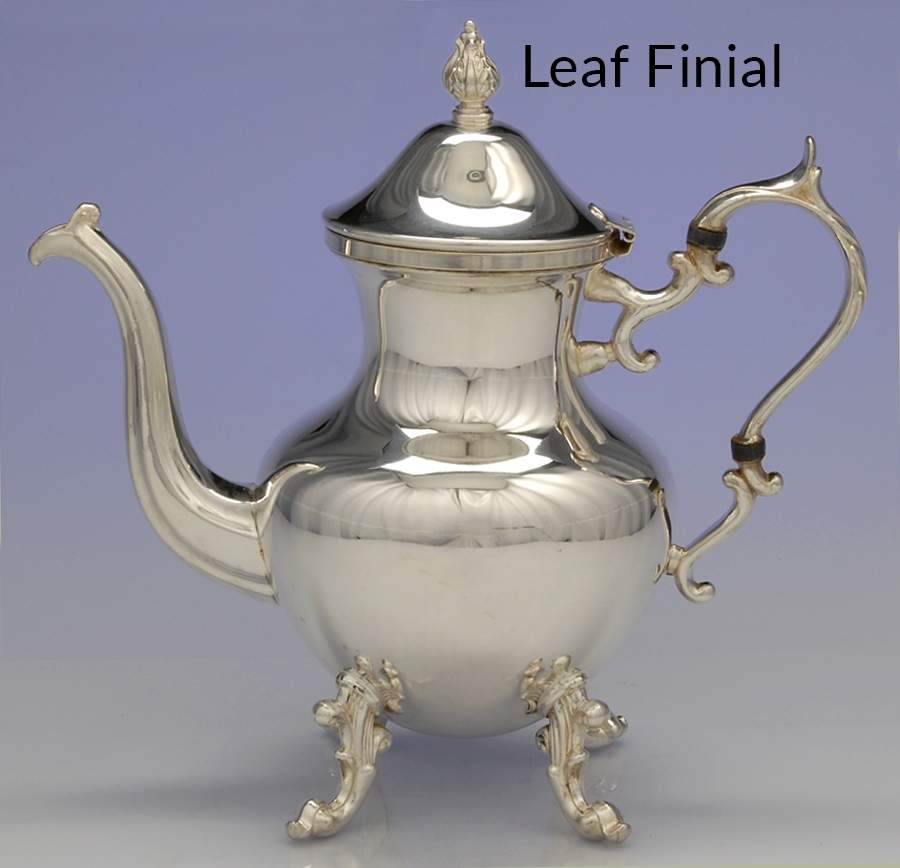 BIM14 (Silverplate, Hollowware) Silverplate Coffee Pot by Birmingham Silver Co-1