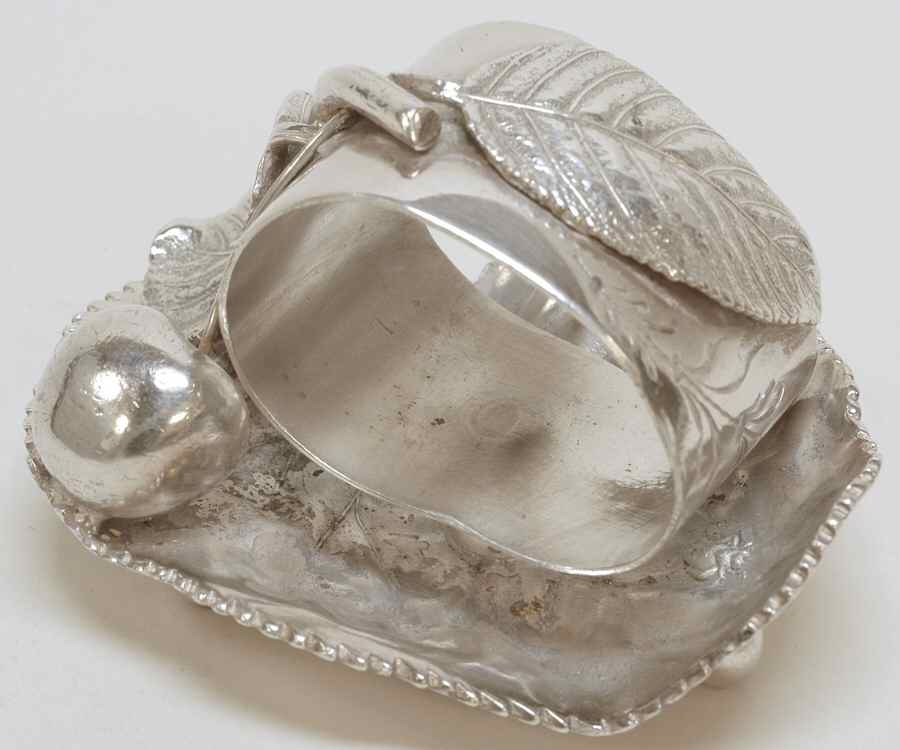 Silverplate Hollowware Napkin Ring by Barbour Silver (USA)-1