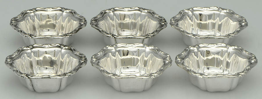Sterling Hollowware Nut Dish - Set of 6 by Birks Silver-1