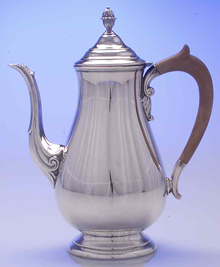 2350 (Silverplate, Hollowware) Silverplate Coffee Pot by Benedict-1