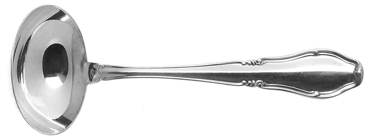 Nymphenburg (Sterling) Solid Gravy Ladle by Bruckmann & Sohne-1